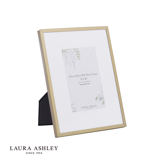Laura Ashley Alisa Photo Frame Matt Gold (Set of 6)