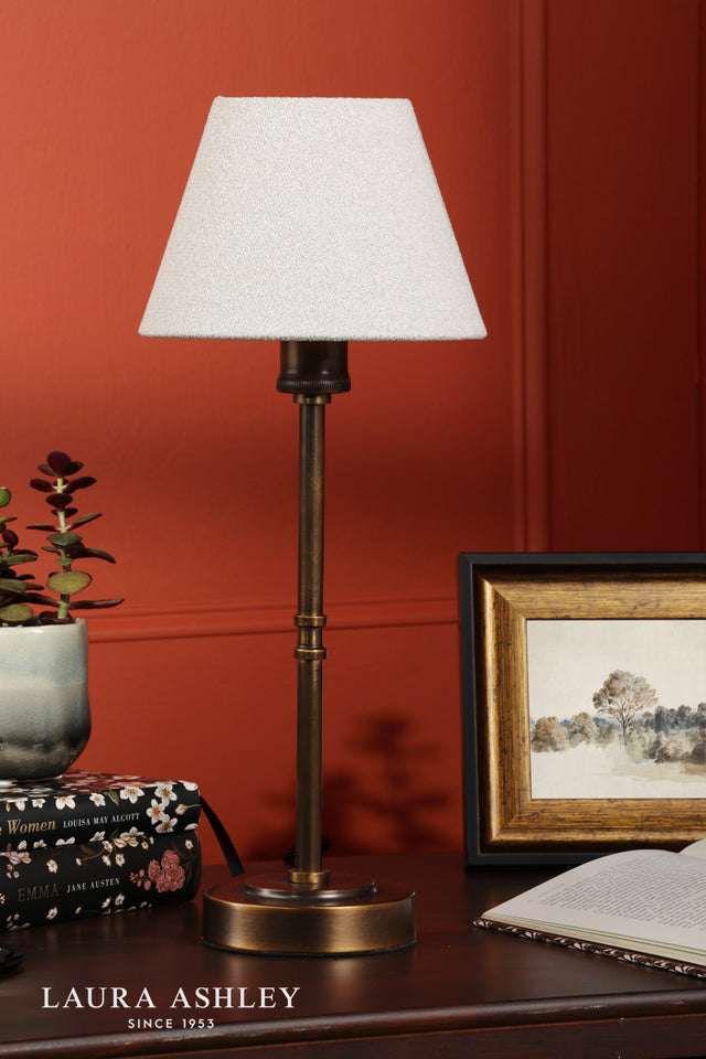 Laura Ashley Denston Table Lamp Antique Bronze With Shade