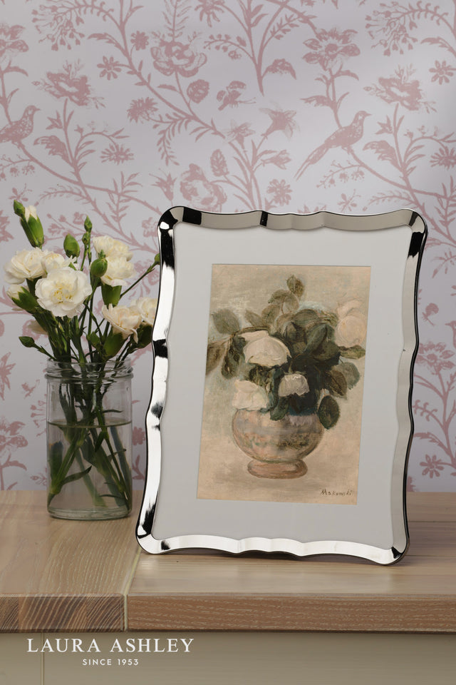 Glasbury Photo Frame Polished Nickel 5 " x 7"