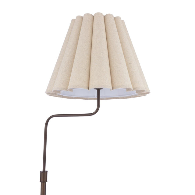 Laura Ashley Holwell Floor Lamp Antique Bronze With Shade