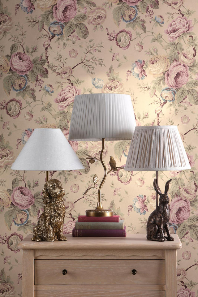 Laura Ashley Hare Table Lamp Antique Bronze With Shade