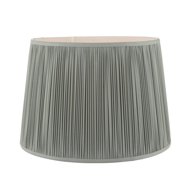 Laura Ashley Hemsley Green 100% Silk Tapered Drum Shade 40cm/16 inch