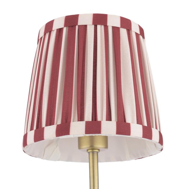 Laura Ashley Denwick Wall Light Matt Antique Brass With Shade