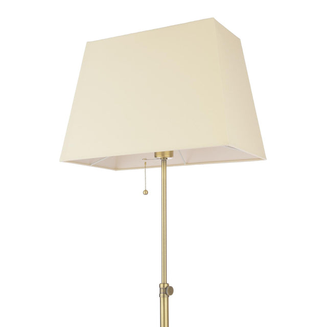 Laura Ashley Bartley Floor Lamp Antique Brass With Shade