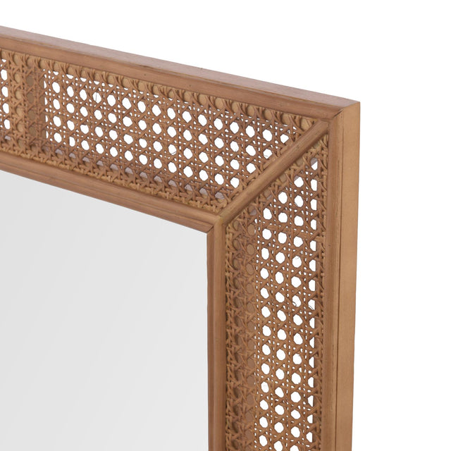 Laura Ashley Bayden Mirror Rattan 91 X 61cm