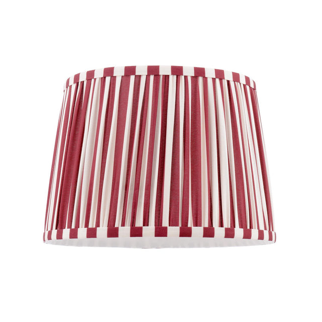 Laura Ashley Denwick Red Cotton Tapered Drum Shade 30cm/12 inch
