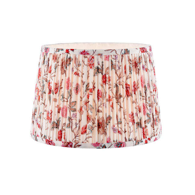 Laura Ashley Lingmell Trail Cream Cotton Tapered Drum Shade 30cm/12 inch