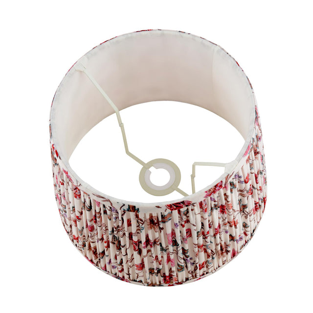 Laura Ashley Lingmell Trail Cream Cotton Tapered Drum Shade 30cm/12 inch