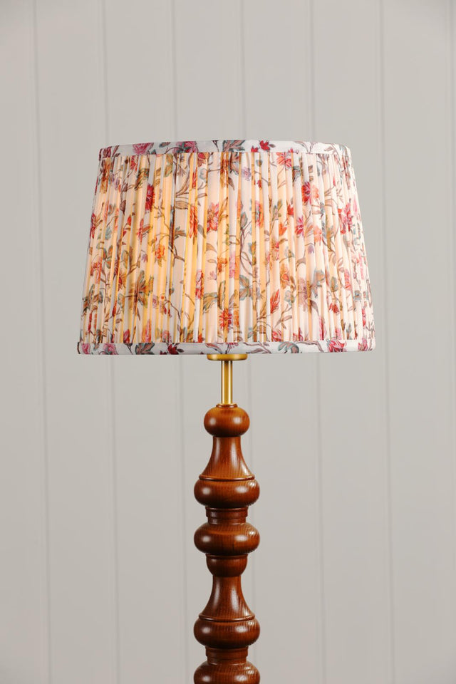 Laura Ashley Lingmell Trail Cream Cotton Tapered Drum Shade 30cm/12 inch