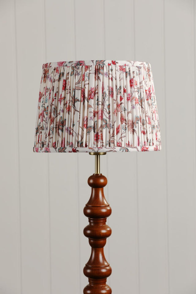 Laura Ashley Lingmell Trail Cream Cotton Tapered Drum Shade 30cm/12 inch