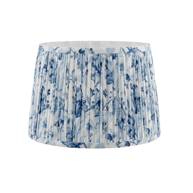 Laura Ashley Adwick Trail Blue Cotton Tapered Drum Shade 30cm/12 inch