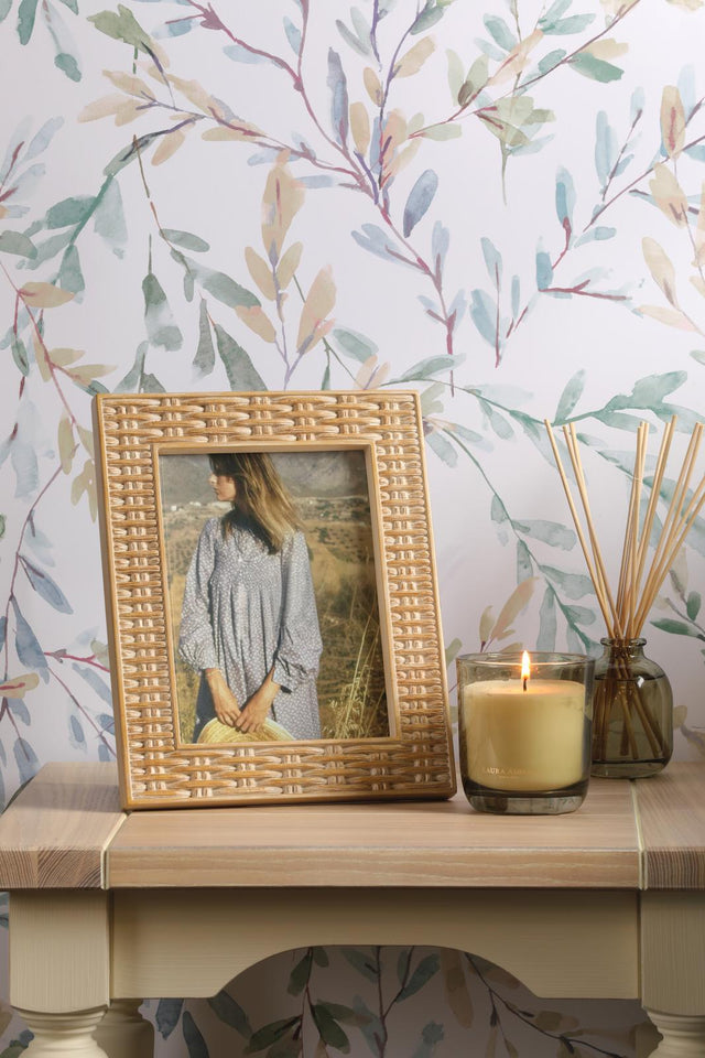 Laura Ashley Fernhill Photo Frame Matt Taupe 5" x 7"