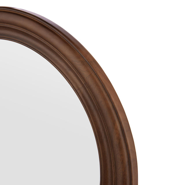 Laura Ashley Tate Mirror Dark Wood 60cm
