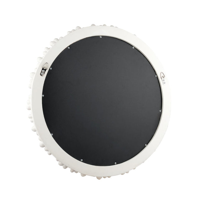 Laura Ashley Romsey Mirror Matt White 65cm