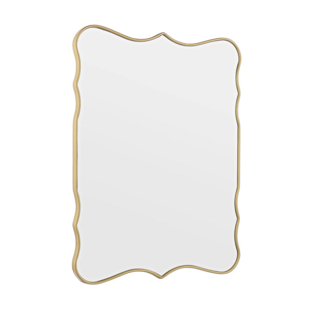 Laura Ashley Medora Mirror Matt Gold 64.5 X 49.5cm