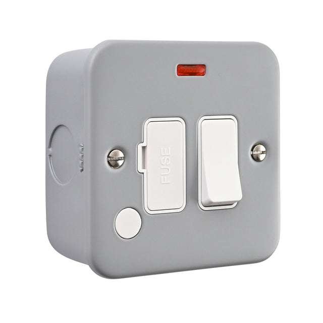 13A Switched Fused Spur Unit with Flex Outlet and Neon
