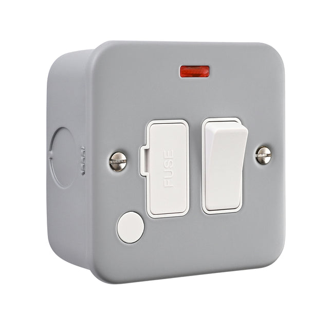 13A Switched Fused Spur Unit with Flex Outlet and Neon