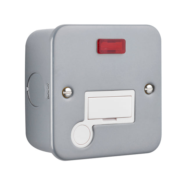 13A Unswitched Fused Spur Unit with Flex Outlet and Neon