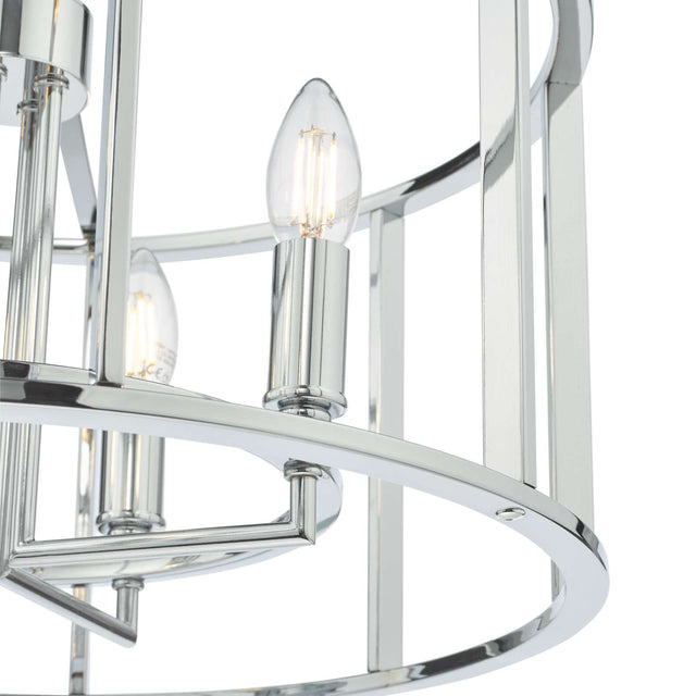 Myka 4 Light Pendant Polished Chrome
