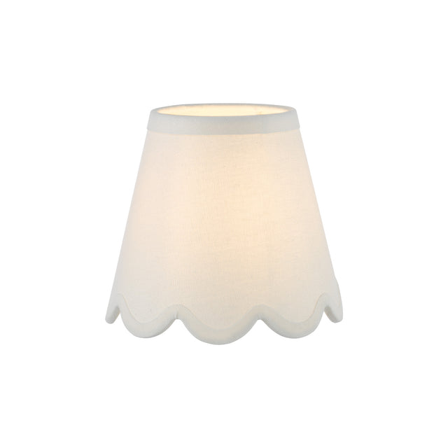 Nerita Ivory Linen Tapered drum Shade 15cm