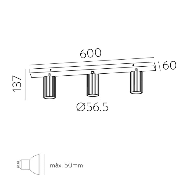 Modrian Ceiling lamp