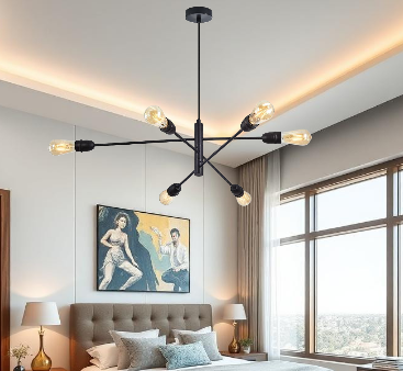Black Finish Venus Pendant Fitting