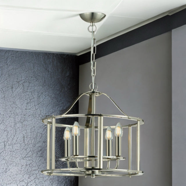 4L Adare Satin Brass Pendant