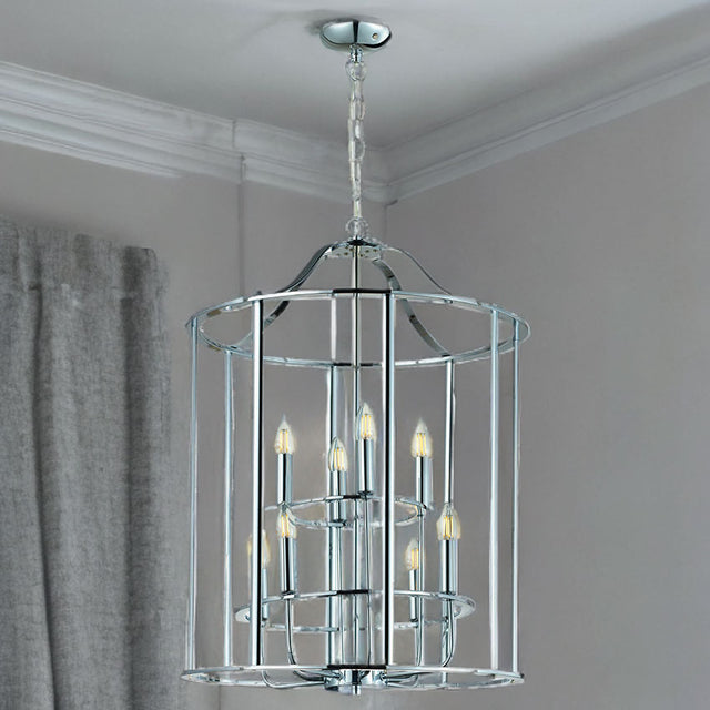 8L Adare Chrome Pendant