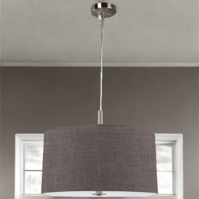 Dark Grey Rouen Hanging Pendant