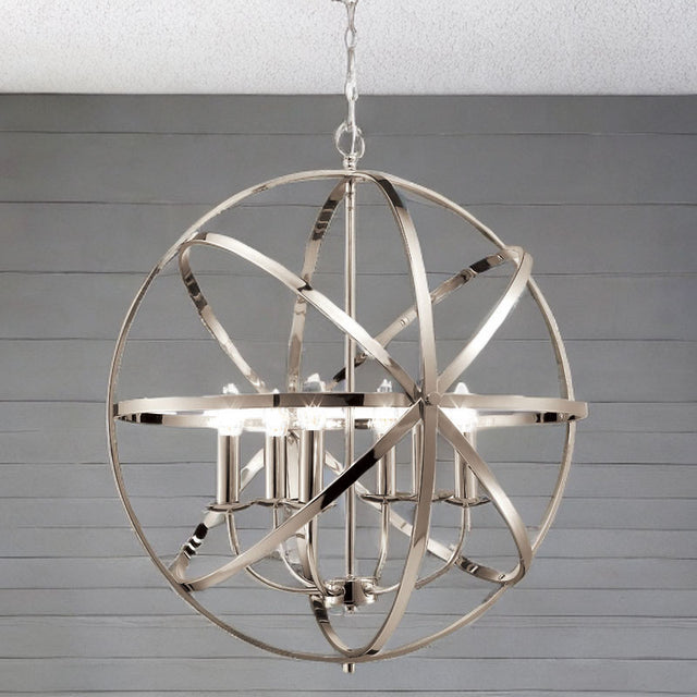 Satin Nickel Besca Round Pendant