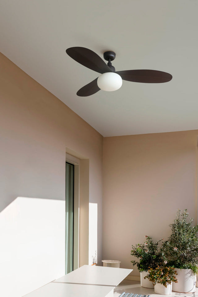 PALMA M fan with IP44 E27 motor