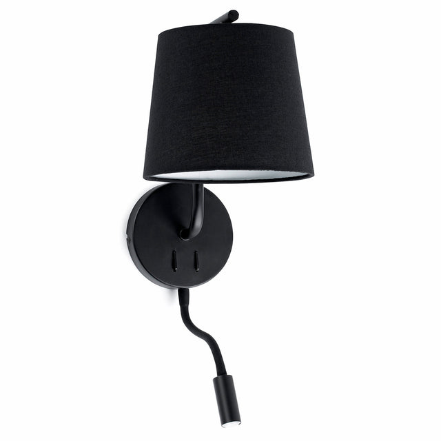 BERNI WALL LAMP WITH LED READER 1XE27 20W LED