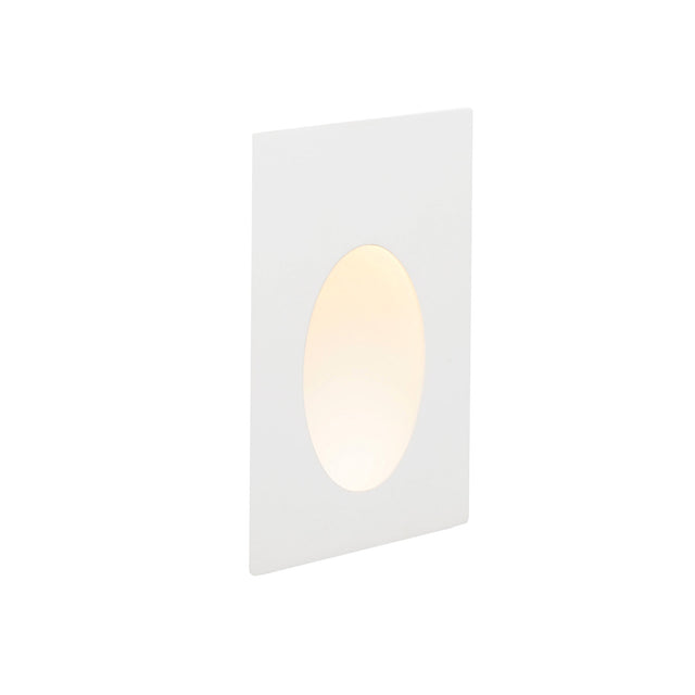 PLAS WHITE RECESSED 1 LED 1W 3000K