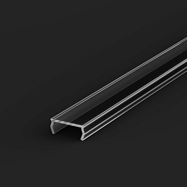 Transparent flat diffuser