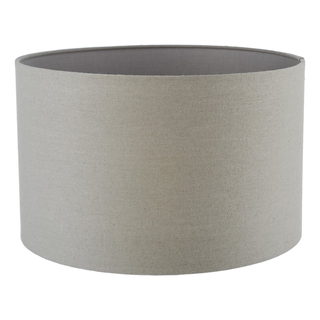 Pyramid Grey Linen Drum Shade 40cm