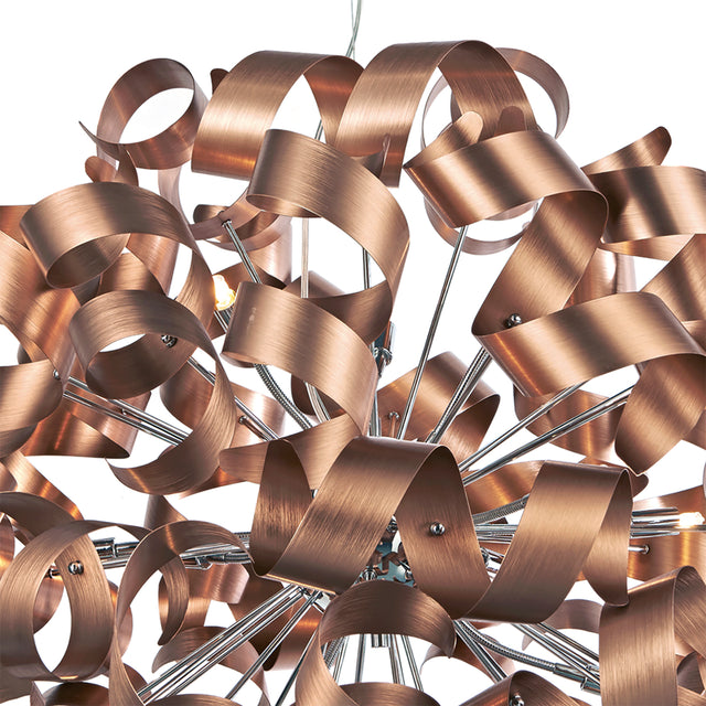 Rawley 12 Light Pendant Brushed Copper