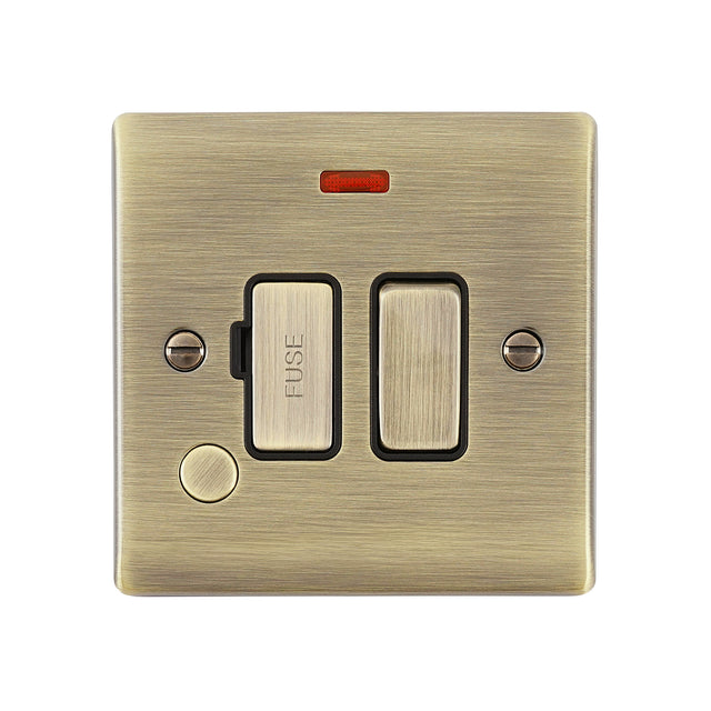13A Switched Fused Spur Unit with Flex Outlet and Neon