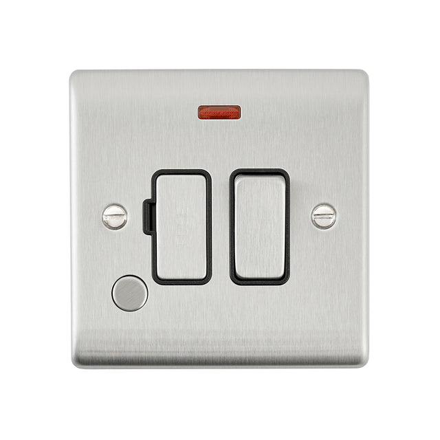 13A Switched Fused Spur Unit with Flex Outlet and Neon