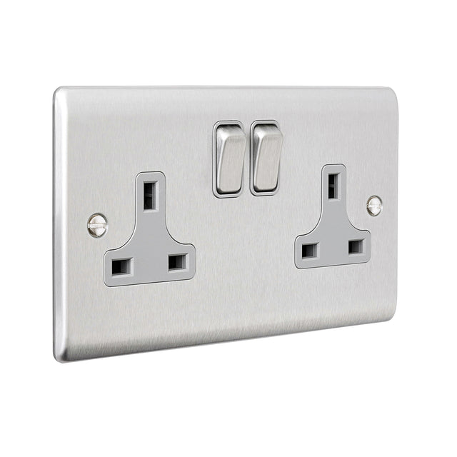 13A 2G DP Switched Socket
