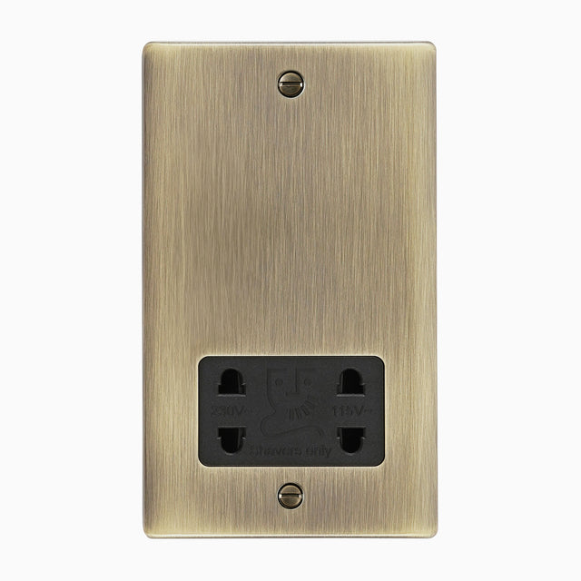 Dual Voltage Shaver Socket
