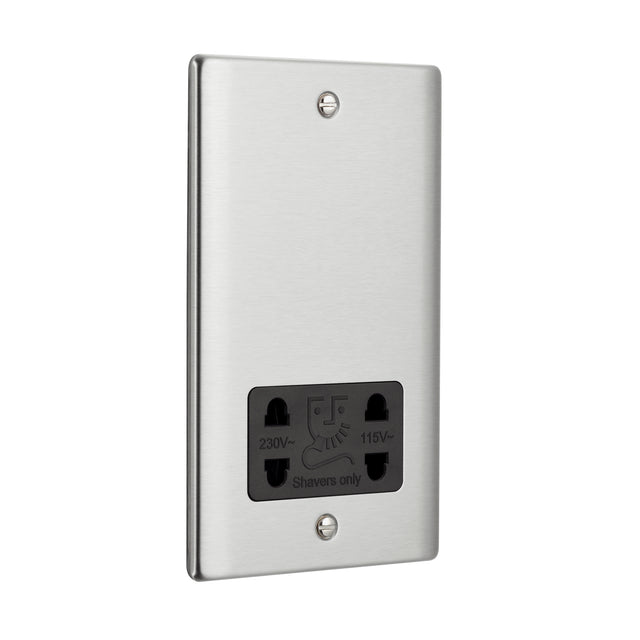 Dual Voltage Shaver Socket