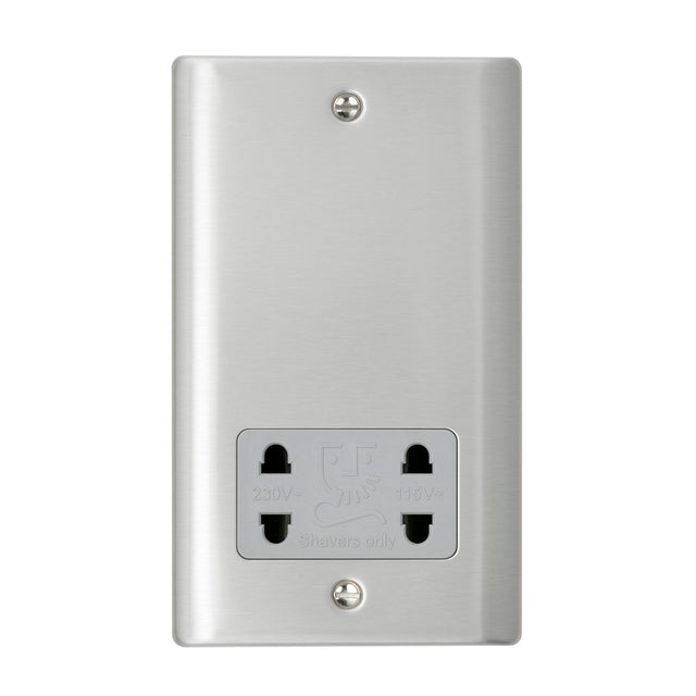 Dual Voltage Shaver Socket