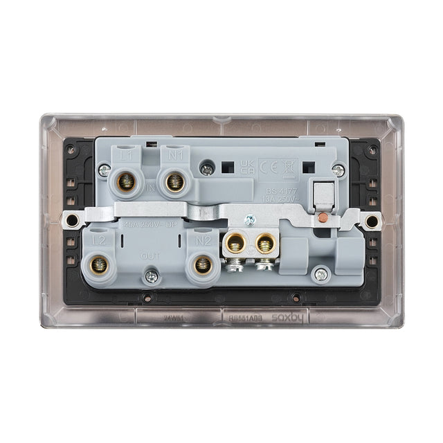 45A DP Cooker Switch with 13A Socket with Neon