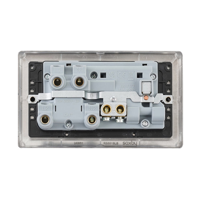 45A DP Cooker Switch with 13A Socket with Neon