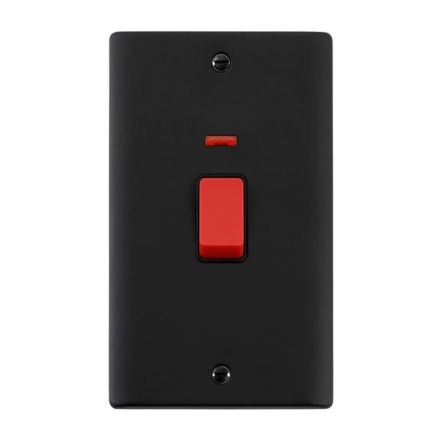 45A Large Plate DP Switch with Neon