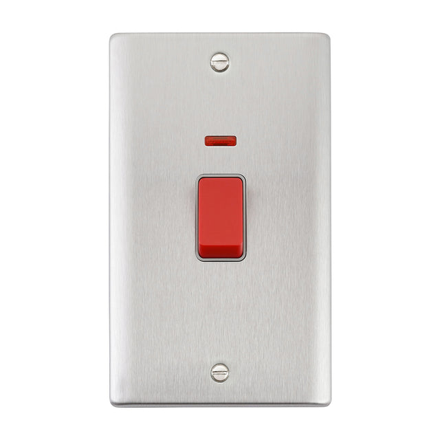 45A Large Plate DP Switch with Neon