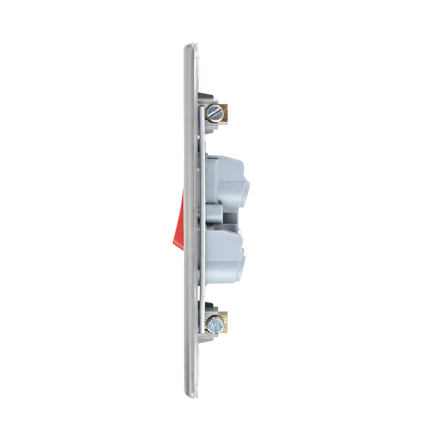 45A Large Plate DP Switch with Neon