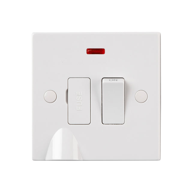 13A Switched Fused Spur Unit with Flex Outlet and Neon