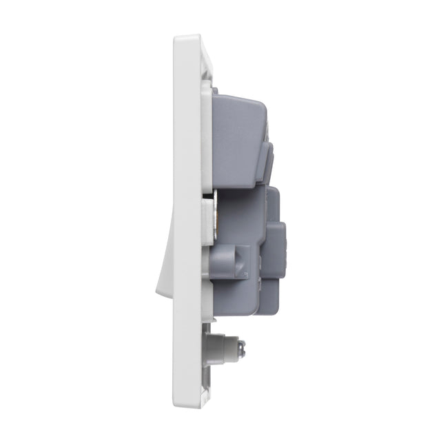 13A Switched Fused Spur Unit with Flex Outlet and Neon