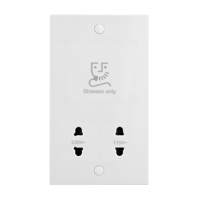 Dual Voltage Shaver Socket